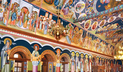 church frescoes wall paintings